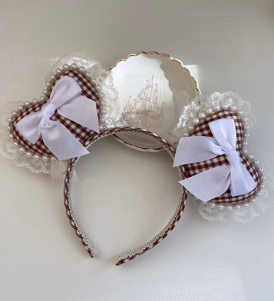 Cafe Coquette-Amour Gingham Ears